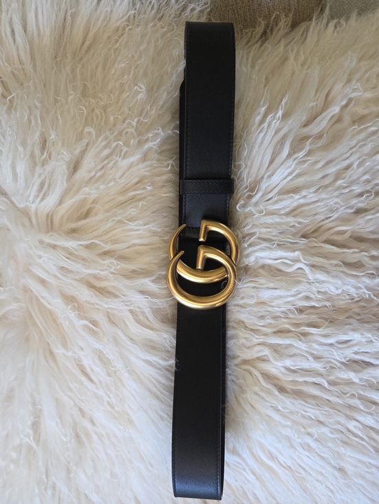 Gucci Accessories - Black Leather Gucci Belt